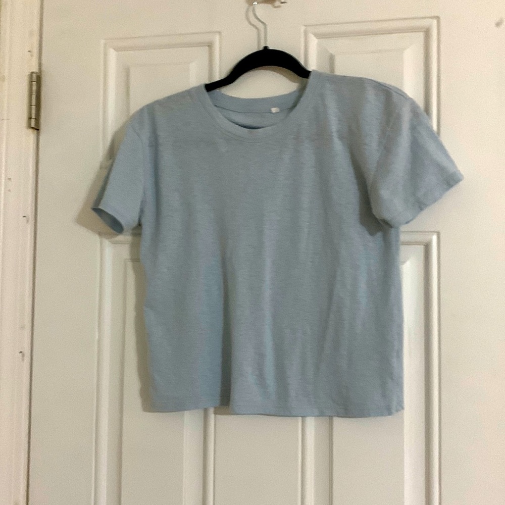 Pacsun Semi-Sheer Blue Top
